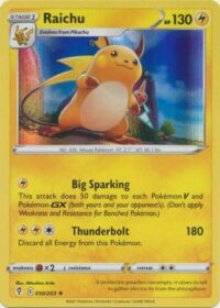Raichu - 50/203 - Holo Rare - Inglés - Near Mint