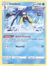 Inteleon - 43/198 - Rare Theme Deck Exclusive - Español