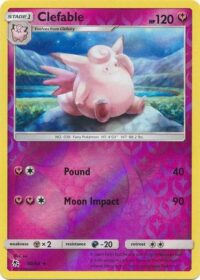 Clefable - 40/68 - Rare Reverse Holo - Español