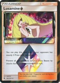 Lusamine Prism Star - 182/214 - Holo Rare - Español