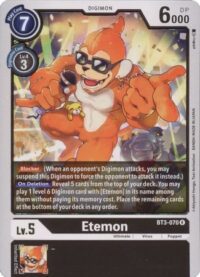 Etemon - BT3-070 R - Rare