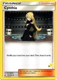 Cynthia - 119/156 - Pikachu Deck (Pikachu Symbol 24) - Inglés