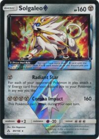 Solgaleo Prism Star - 89/156 - Holo Rare - Inglés