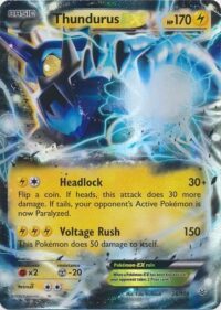 Thundurus EX - 26/108 - Ultra Rare - Inglés