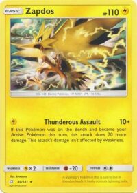 Zapdos - 40/181 - Rare Theme Deck Exclusive - Inglés