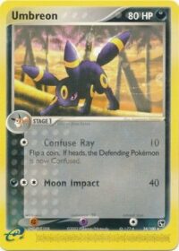 Umbreon - 24/100 - Rare - Inglés (MODERATELY PLAYED)