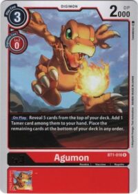 Agumon - BT1-010 R - Rare