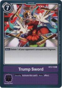 Trump Sword - BT2-110 R - Rare
