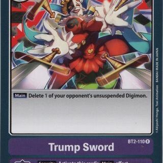 Trump Sword - BT2-110 R - Rare