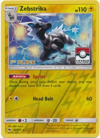 Zebstrika - 82/214 - 1st Place League Promo - Inglés