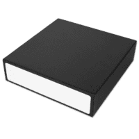 Card Game Box 3 Row BCW - Black With White - Imagen 3