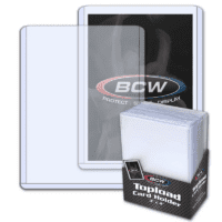 25x BCW 3X4 TOPLOAD CARD HOLDER - TRANSPARENTE (Sellado)