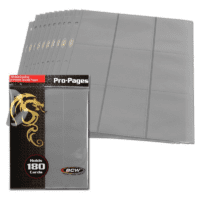 BCW GAMING SIDE LOADING 18-POCKET PRO PAGES - GRIS