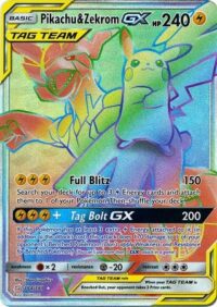 Pikachu & Zekrom GX - 184/181 - Hyper Rare - Español