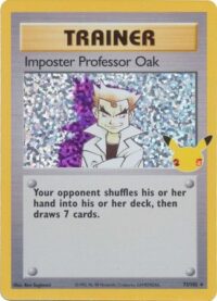 Imposter Professor Oak - 73/102 - Holo Rare (Classic Collection) - Inglés