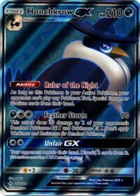Honchkrow GX - 202/214 - Full Art Ultra Rare - Español
