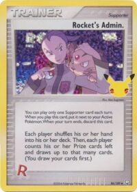Rocket's Admin - 86/109 - Holo Rare (Classic Collection) - Inglés