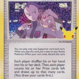 Rocket's Admin - 86/109 - Holo Rare (Classic Collection) - Inglés