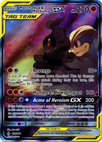 Marshadow & Machamp GX - 199/214 - Alternate Art Ultra Rare - Español