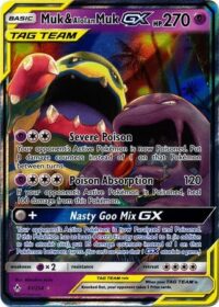 Muk & Alolan Muk GX - 61/214 - Ultra Rare - Inglés