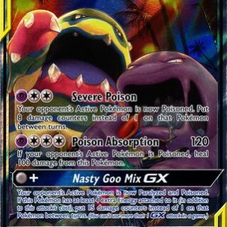 Muk & Alolan Muk GX - 61/214 - Ultra Rare - Español