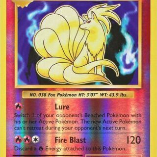 Ninetales - 15/108 - Rare Reverse Holo - Inglés