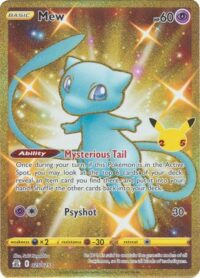 Mew - 25/25 - Gold Secret - Inglés