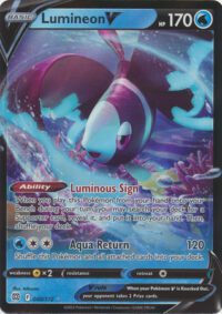 Lumineon V - 40/172 - Ultra Rare - Inglés