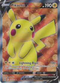 Pikachu V - 157/172 - Full Art Ultra Rare - Inglés