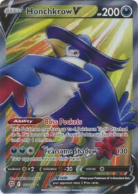Honchkrow V - 161/172 - Full Art Ultra Rare - Inglés