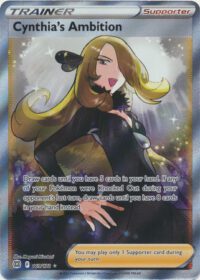 Cynthia's Ambition - 169/172 - Full Art Ultra Rare - Inglés