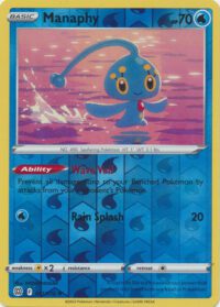 Manaphy - 41/172 - Rare Reverse Holo - Inglés