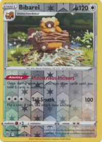 Bibarel - 121/172 - Holo Rare Reverse Holo - Inglés