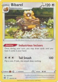 Bibarel - 121/172 - Rare Theme Deck Exclusive - Inglés