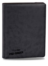 Carpeta 360 espacios de Cuero Premium Pro  - Ultra Pro (Negro)