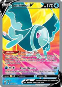 Lumineon V - 155/172 - Full Art Ultra Rare - Español