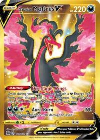 Galarian Moltres V - 183/172 - Secret Rare - Inglés