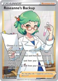 Roseanne's Backup - 172/172 - Full Art Ultra Rare - Inglés