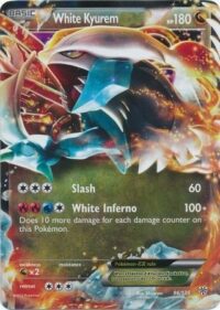 White Kyurem EX - 96/135 - Ultra Rare - Inglés