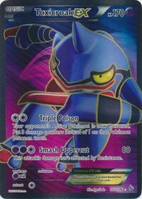 Toxicroak EX - 102/106 - Full Art Ultra Rare - Inglés