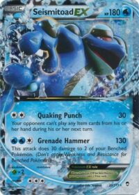 Seismitoad EX - 20/111 - Ultra Rare - Inglés