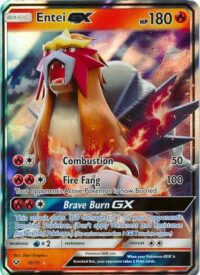 Entei GX - 10/73 - Ultra Rare - Inglés