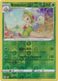 Breloom - 4/172 - Rare Reverse Holo- Inglés