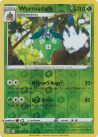 Wormadam - 10/172 - Rare Reverse Holo- Inglés