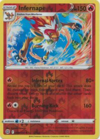 Infernape - 26/172 - Holo Rare Reverse Holo- Inglés