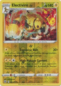 Electivire - 47/172 - Rare Reverse Holo- Inglés