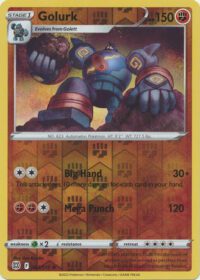 Golurk - 83/172 - Rare Reverse Holo- Inglés