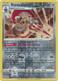 Escavalier - 101/172 - Rare Reverse Holo- Inglés
