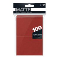 Protectores Matte Ultra Pro - Rojo (x100)