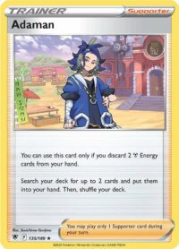 Adaman - 135/189 - Rare Theme Deck Exclusive - Inglés